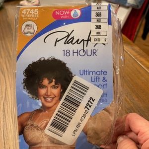 Playtex 18 hour #4745 size 36B nude color‎ NWT women’s